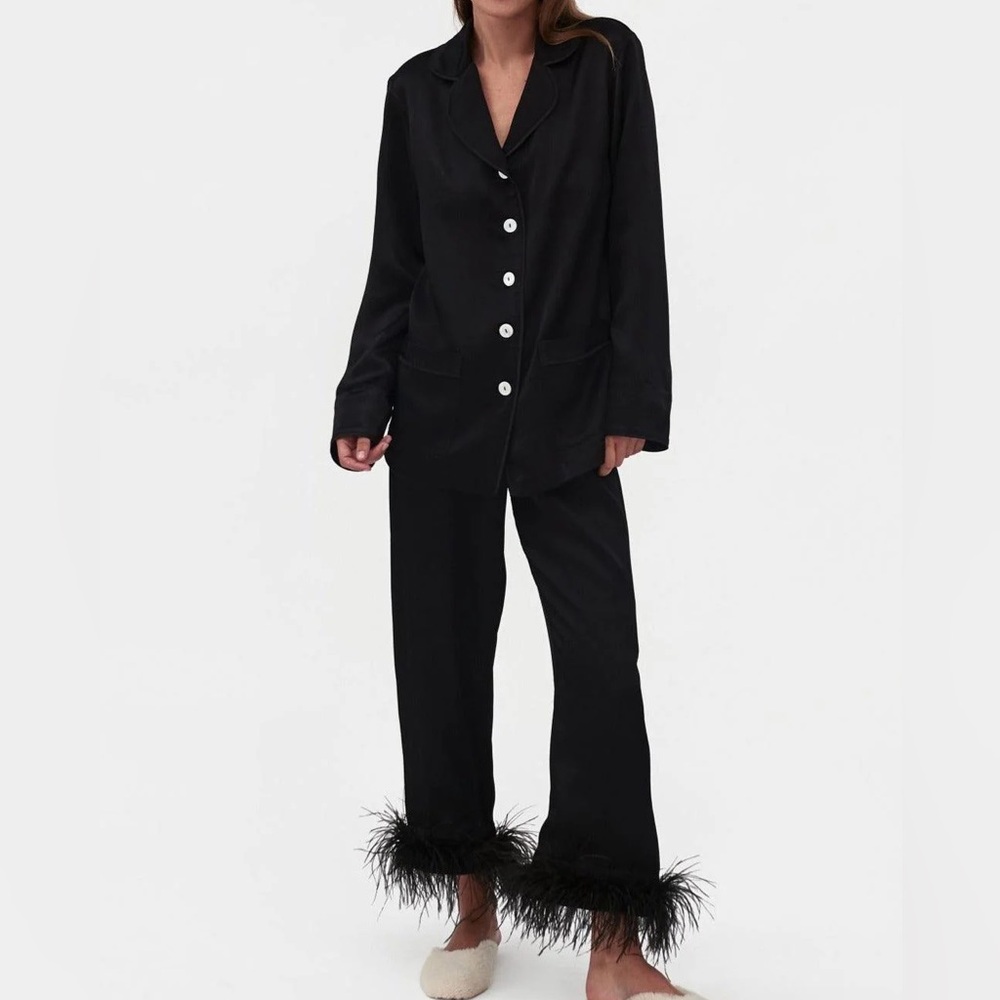 Sleeper Party Feather Pajama Set (M)